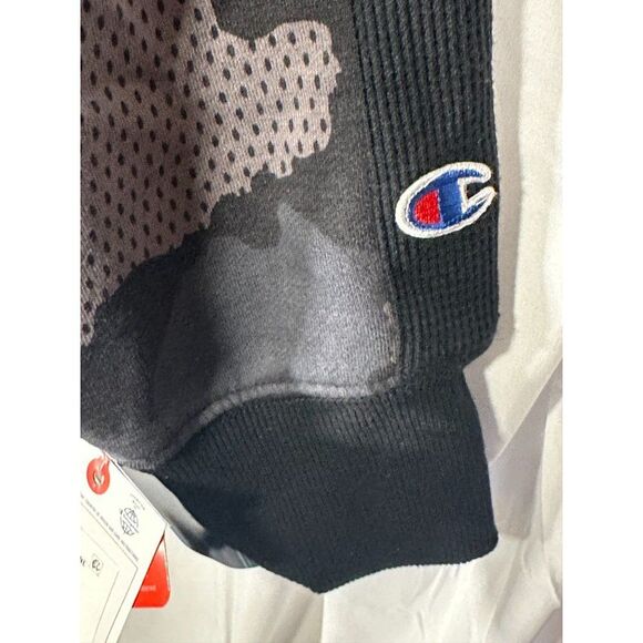 Champion Men's Camo Crewneck Sweatshirt Wolf Logo Pullover, Size L, NWT - Picture 6 of 10